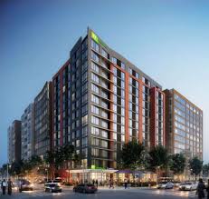 groundbreaking holiday inn express hotel in downtown