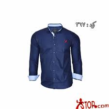قميص رجالى كحلى سادة فى الاسكندرية متجر ستوب للملابس الرجالى How To Wear Denim Button Up Tops