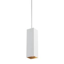 Tech Exo 3000k Led 19 Pendant Light In Gold Haze And Matte White