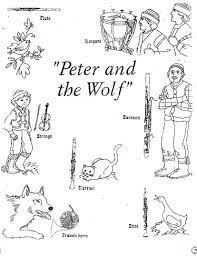 Peter And The Wolf Printables Peter And The Wolf Coloring Pages In 2021 Elementary Music Education Homeschool Music Teaching Music