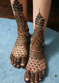 Foot Mehndi Design Art