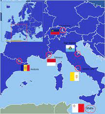 San marino is a dwarf state with close political and economic ties with italy and just 32 thousand inhabitants. European Microstates Wikipedia