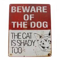 2pcs beware of dog aluminum durable sign 10 x 7 for indoor and outdoor garden. Beware Of Dog Sign Wayfair