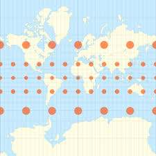 All sheets span a longitude of 60 degrees; Shader That Transforms A Mercator Projection To Equirectangular Stack Overflow