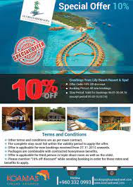 Greetings From Lily Beach Resort Spa 10 Off Discount Beach Resorts Maldives Honeymoon Resort Spa
