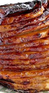 Baked Ham With Pineapple Brown Sugar Glaze Recipe Baked Ham With Pineapple Baked Ham Ham Glaze Recipe