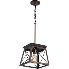 Over the kitchen island light fixtures. Gracie Oaks Farmhouse Square Chandelier Rustic Single Light Kitchen Island Lighting Linear Island Light Fixture Farmhouse Pendant Lighting Fixtures For Kitchen Red Bronze Wayfair