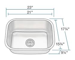 2318 Single Bowl Stainless Steel Kitchen Sink Stainless Steel Sinks Sink Single Bowl Kitchen Sink