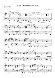 Da09058870 digitale bibliotheek voor de nederlandse letteren: Joe Dassin Et Si Tu N Existais Pas Noten Fur Piano Downloaden Fur Anfanger Klavier Solo Sku Pso0006271