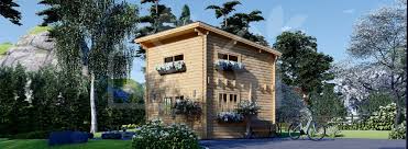 La Casa Avignon De Tejado Plano 44 Mm 19 9 M De Dos Plantas Chalet Bois Toit Plat Et Chalet De Jardin
