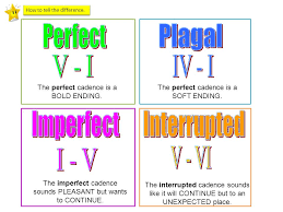 Often called an interrupted cadence, a deceptive cadence is a cadence from v to vi. Definition A Cadence Is Two Chords Marking The End Of A Phrase Like Musical Punctuation There Are 4 Types Of Cadence Ppt Download