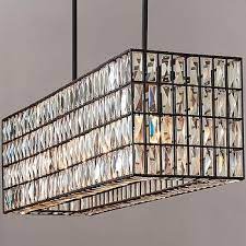Free shipping for many products! Pottery Barn Adeline Crystal Rectangular Chandelier Look For Less