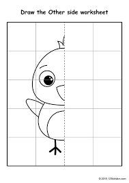 Symmetry Drawing 123 Kids Fun Apps Symmetry Worksheets Kids Worksheets Printables Art Worksheets Printables