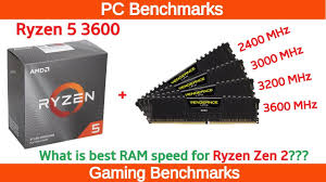 Memory speed on ryzen has always been a hot subject, with amd's 1000 and 2000 series cpus responding favorably to fast memory while at the same the new ryzen 3000 chips officially support memory speeds up to 3200mhz and can reliably run kits up to 3600mhz, with extreme overclocks up. Ryzen 5 3600 Tested With Different Ram Speeds Youtube