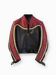 Biker Jacket In Leather Nubuck Chloe Us Biker Jacket Jackets Cuffed Top