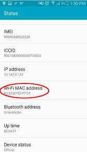 How to find ip address on android. Finding The Mac And Ip Address Of A Device