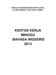Persalinan adalah serangkaian kontraksi progresif rahim yang kontinu yang membantu serviks melebar dan mengelupas (menipis). Kertas Kerja English Week
