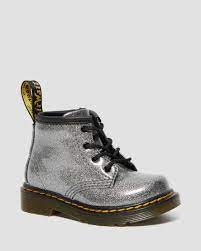 Doc martens boots first appeared on chictopia's streetstyle gallery in fall 2008 seen on los angeles blogger thestylishwanderer. 1460 Glitter Infant Ankle Boots Dr Martens