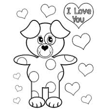 Adorable valentine's day coloring page: Top 44 Free Printable Valentines Day Coloring Pages Online