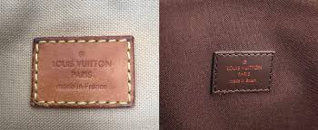 Note that the font may differ from the regular logo font (e.g. How To Tell A Real Louis Vuitton From A Fake
