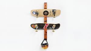 Simple Skateboard Rack This Simple Skateboard Rack Can Be Easily Customized For Up To Five Skateboards And Can Be Built With A In 2020 Skateboard Rack Skateboard Rack