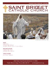 MASS RECONCILIATION OFFICE HOURS 6006 Three Chopt Road, Richmond, VA 23226  Parish Office & Clergy Phone (804) 282-9511 I