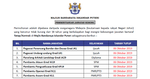 Contoh soalan pembantu akauntan w19. Jawatan Kosong Majlis Bandaraya Iskandar Puteri Mbip Ejawatankini Com