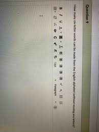 Here's how to get microsoft word for your own computer. Solved Question 9 How Many Six Letter Words Can Be Made From Chegg Com