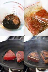 Six-Minute Seared Ahi Tuna Steaks