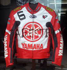 Yamaha Red Joe Rocket Motorcycle Biker Leather Jacket With Safety Pads Xs To 6xl Basicjacket Chaquetas