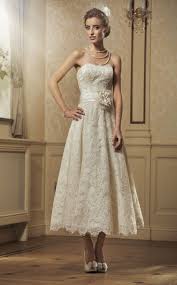 Collezione aire barcelona abito da sposa corto di pizzo. Abito Da Sposa Corto Fino Alla Cavigliasposatelier