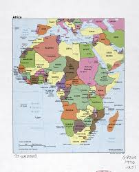 Map of africa with names. Large Detailed Political Map Of Africa With Marks Of Capital Cities Major Cities And Names Of Countries 1990 Africa Mapsland Maps Of The World