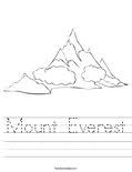 In addition to using an everest coloring page, many children also enjoy creating their own images and drawings. Mount Everest Coloring Page Twisty Noodle