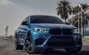 Download Wallpapers Bmw X6m F86 Raceway 2017 Cars Blue X6m Tuning Bmw Besthqwallpapers Com Bmw Sport Suv German Cars