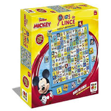 Es un juego didáctico de agilidad visual con el que los niños se divertirán. Ojos De Lince Mickey