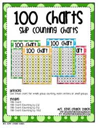 100 charts skip counting