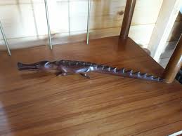African Wooden Crocodile Alligator Hand Carved Crocodile Etsy African Carving Vintage Wood Hand Carved