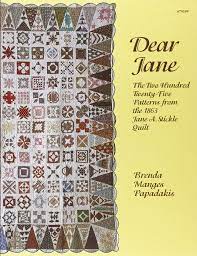 Dear jane also serves as dr. Ez Quilting Dear Jane Book 0073077701996 Amazon Com Books
