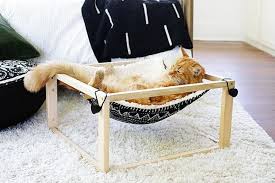 Your cat will not scratch your expensive furniture anymore or hang around the kitchen while you're cooking since they now have their own territory. How To Make A Cat Hammock Your Projects Obn