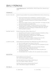 Physical Therapy Aide Resume Examples And Tips Zippia