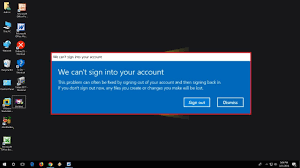 How To Fix We Can T Sign Into Your Account In Windows 10 Youtube