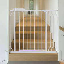 Product titlebaby gate retractable, extra wide safety mesh dog gate, 34 tall pet gate, extends to 51 wide, flexible gate for indoor, outdoor, stairs, doorways, hallways, white. Amazon Com Baby Gate For Doorways Stairs Hallway 34 38 5 Inch Wide Walk Through Child Gates With Pressure Mounted Extention Kit Indoor Safety Child Gates For Kids Or Pets Baby