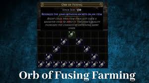 Maybe you would like to learn more about one of these? Orb Of Fusing Farming Poe Orb Of Fusing Recipe Path Of Exile Cheap P Orb Divination Cards Farming Guide