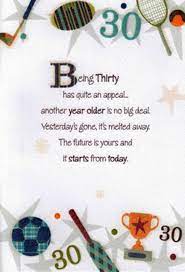 Now with 12 years added experience! 30th Birthday Poems