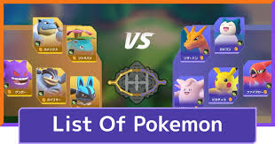 Click a pokémon's name to see its detailed pokédex page, or click a type to see other pokemon of the same type. All Pokemon List Pokemon Roster Pokemon Unite Gamewith