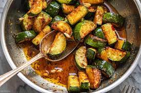 Add the zucchini and squash to the skillet and cook, stirring occasionally, for 5 minutes. Garlic Butter Zucchini Skillet Recipe Sauteed Garlic Butter Zucchini Recipe Eatwell101