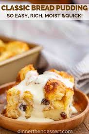 Bread Pudding Is The Perfect Old Fashioned Dessert For The Holidays Made With Day Old Bread Half And Ha Pudding Recipes Recipes With Old Bread Dessert Recipes