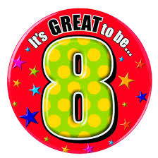 Image result for 8 birthday