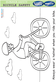 The 10 best motorcycle coloring pages for kids: Kids Summer Season Safety Blackmon Mooring Bms Cat