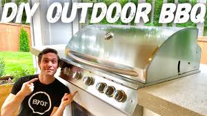 Information with diagrams on how to build an outdoor kitchen which includes grill, smoker, brick oven, and proof box. 19 Homemade Bbq Surround Plans You Can Build Easily